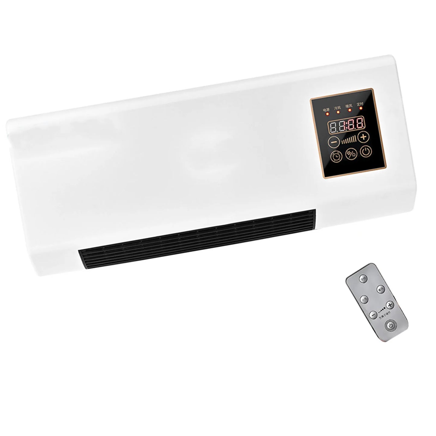 Romellar 2 In 1 Wall Mounted Heater 1800W With Remote