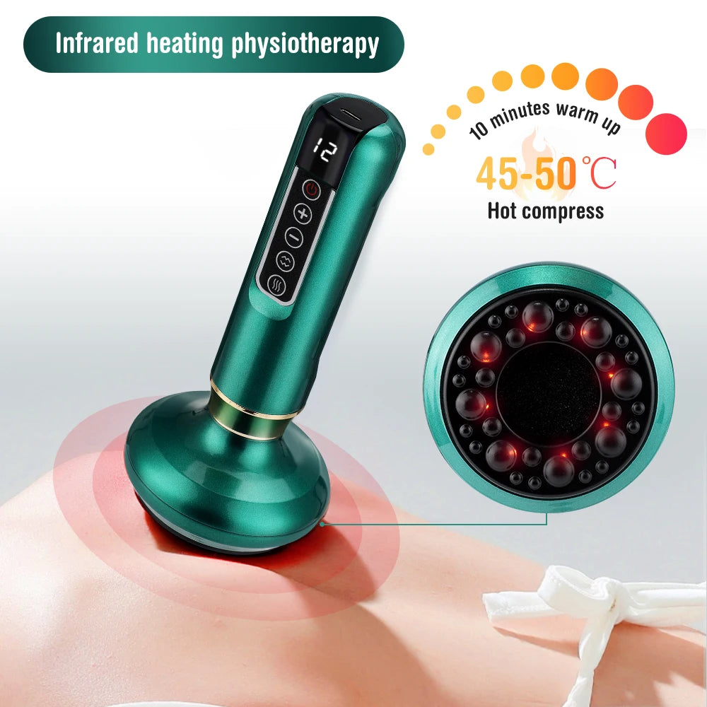 Smvp Anti Cellulite Infrared Thermo Cupping Massager Suction Rechargeable