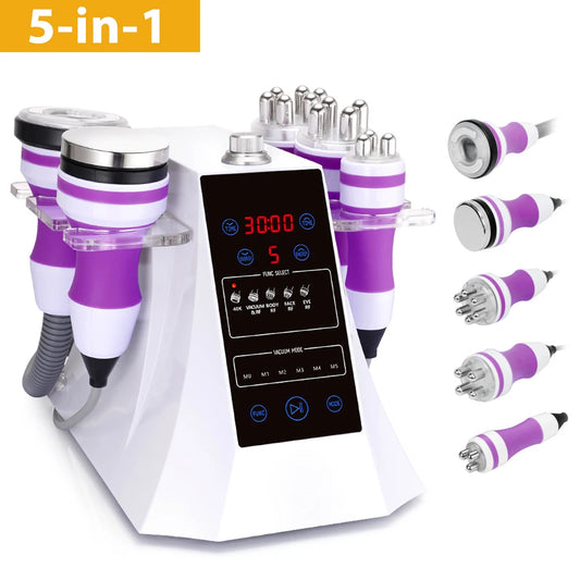 UNOISETION 5 In 1 Ultrasonic Cavitation Body Shaping Machine