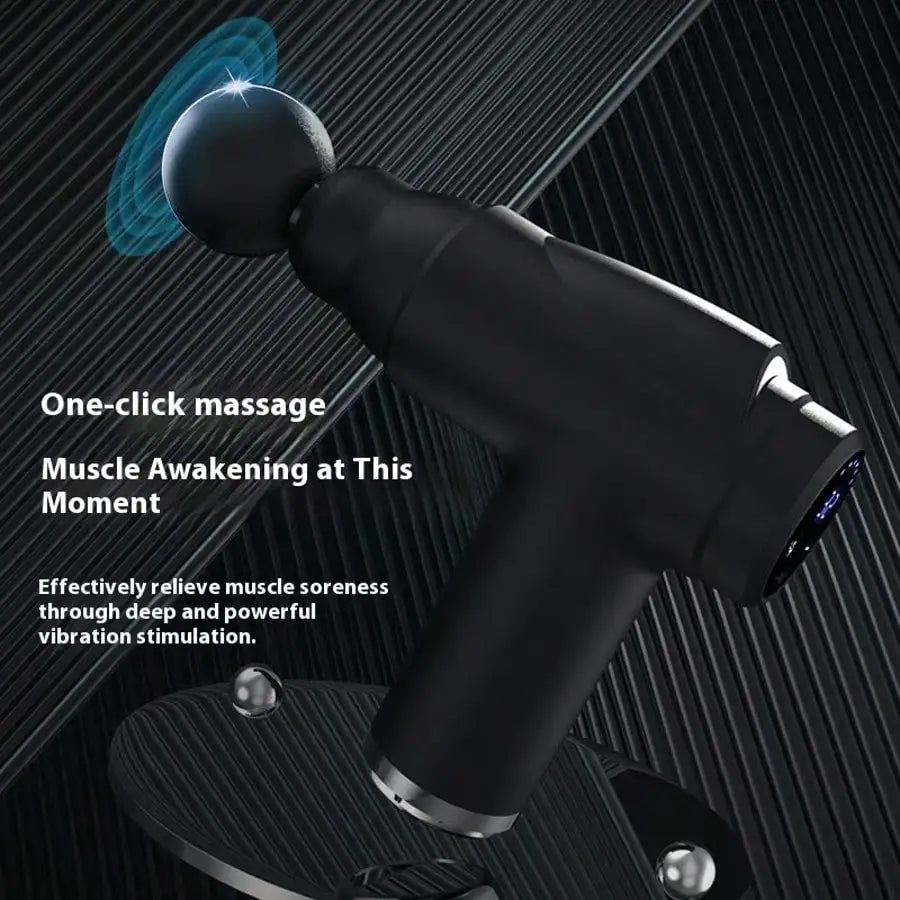 Upgraded Massage Gun Four Heads Six To Thirty Two Speeds
