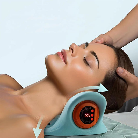 Neck Massager With Electric Shoulder And Back Massage Pillow