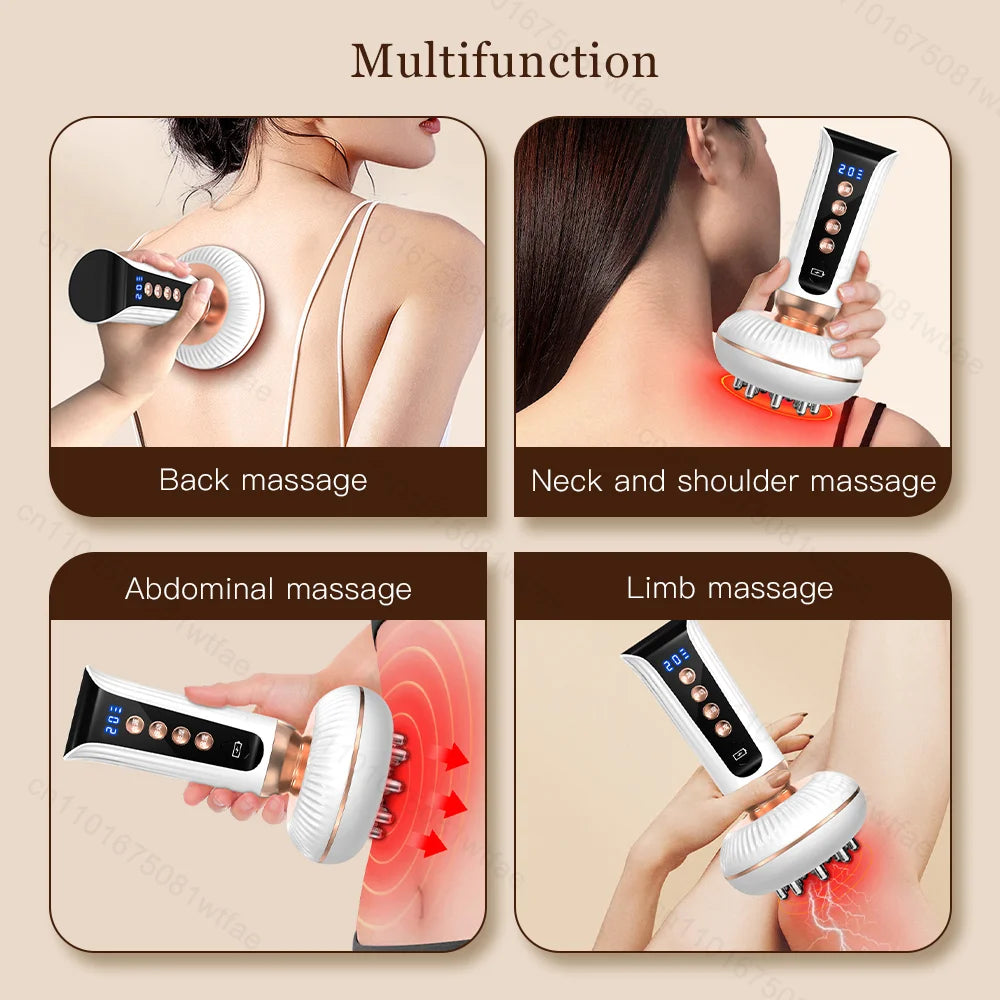 Voguish EMS Guasha Massage Brush Full Body Meridian Lymphatic Detox