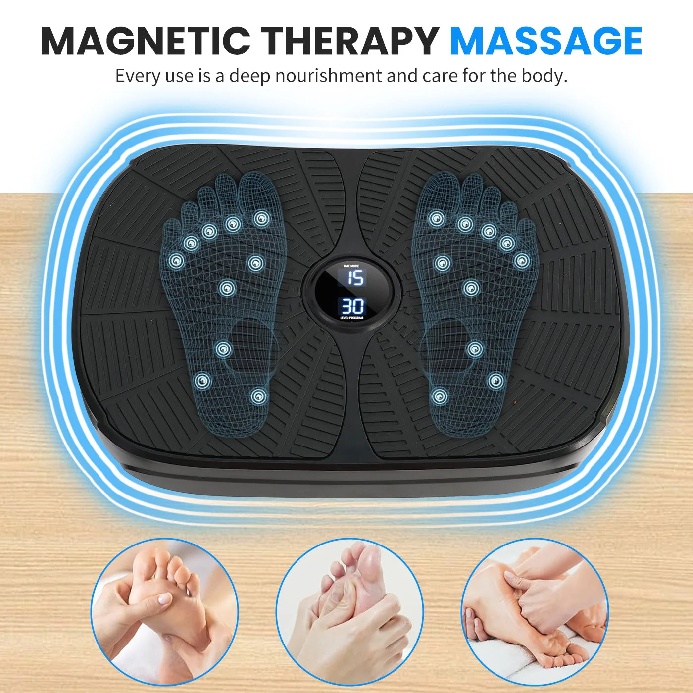 Vibration Plate Exercise Machine Whole Body Workout Shake Platform