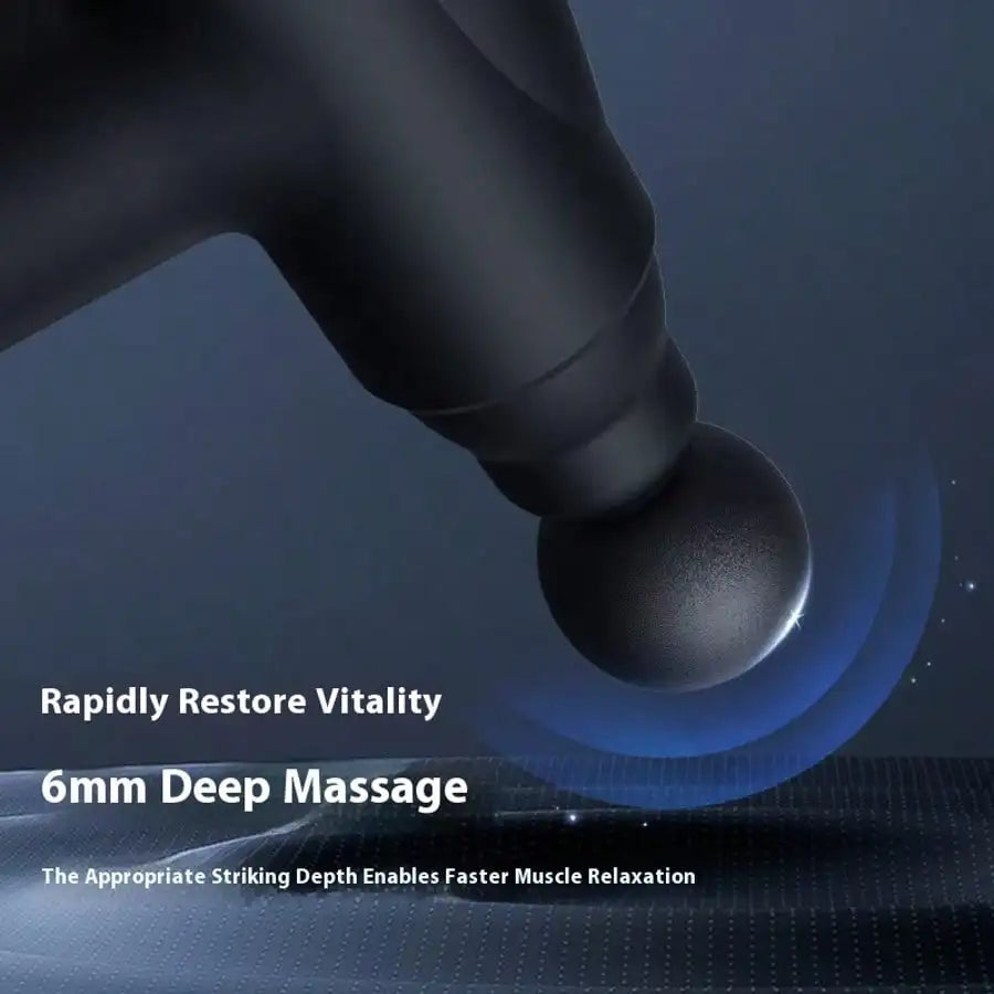 Upgraded Massage Gun Four Heads Six To Thirty Two Speeds
